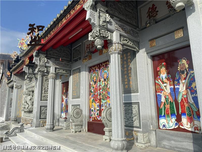 閩南祠堂石雕裝飾浮雕壁畫雕刻